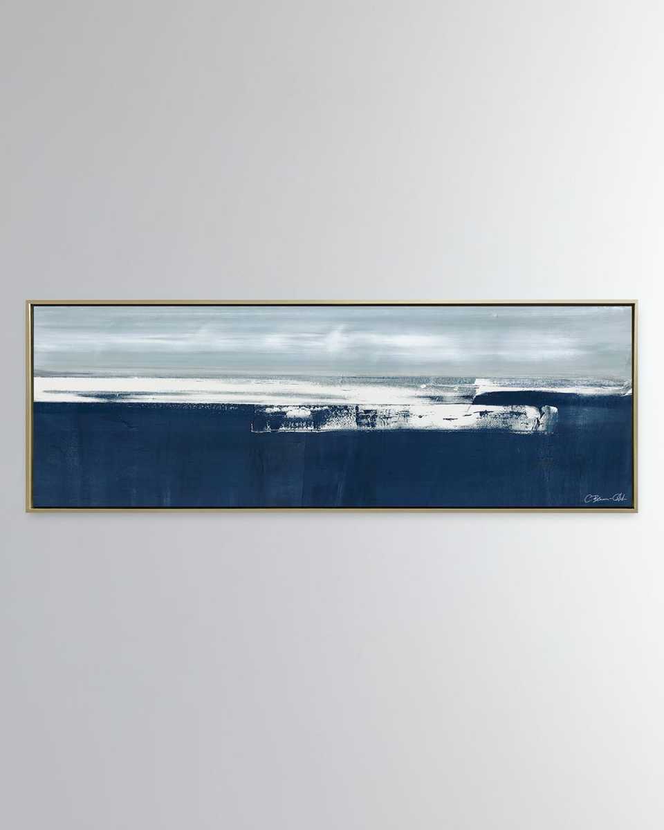 "Coastal Landscape" Hand-Embellished Giclee on Canvas by Carol Benson-Cobb, 73.5" x 25.5"